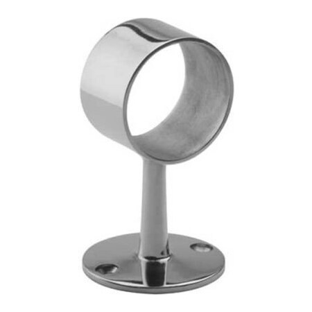 Lavi Industries Lavi Industries, Flush Center Post, for 1.5" Tubing, Polished Stainless Steel 40-342/1H